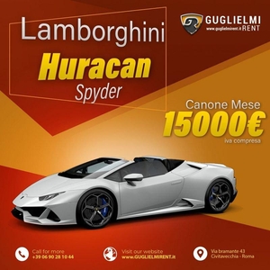 Lamborghini Huracán 5.2 V10 EVO Spyder NOLEGGIO Benzina