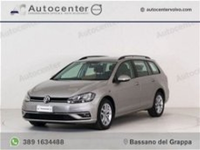 Volkswagen Golf Variant 1.6 TDI 115 CV DSG Business BlueMotion Tech. del 2019 usata a Bassano del Grappa