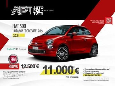 FIAT 500 III 2015 Benzina 1.0 hybrid Dolcevit...