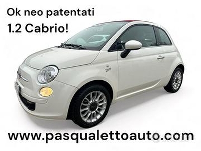 FIAT 500C OK NEO PAT. CABRIO 1.2 Rock