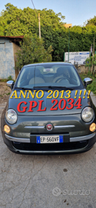Fiat 500 del 2013 con Gpl RINNOVATO OGGI