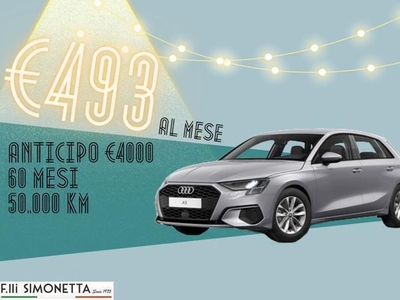 Usato 2024 Audi A3 e-tron 1.0 El_Hybrid 110 CV (493 €)