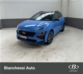 Hyundai Kona 1.0 T-GDI Hybrid 48V iMT NLine del 2022 usata a Cremona