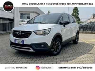 Opel Crossland X 1.5 ECOTEC D 102 CV Start&Stop 120 Anniversary del 2019 usata a Vigevano