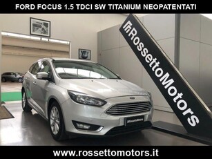 FORD Focus 1.5TDCi SW Titanium-NEOPATENTATI Diesel