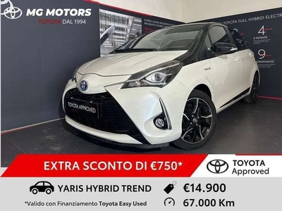 Usato 2017 Toyota Yaris Hybrid 1.5 El_Hybrid 101 CV (14.000 €)