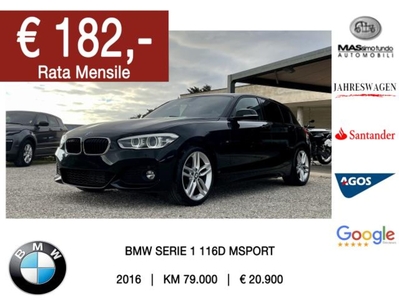 BMW Serie 1 116d 5p. Msport usato