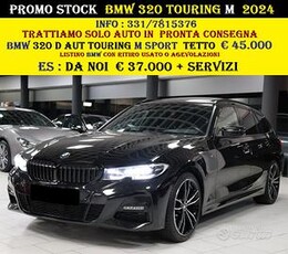 BMW 320 D AUT TOURING M SPORT TETTO AZIENDALE