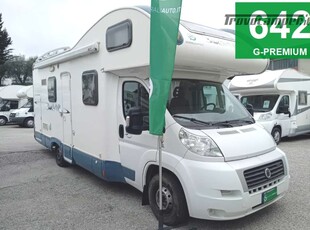 CAMPER RIMOR DUCATO MANSARDATO 7 POSTI DOPPIA DINETTE GARAGE LETTI CASTELLO CLIM