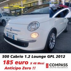 Fiat 500 Cabrio 1.2 69cv Lounge GPL (Motore Rifatt