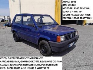 Fiat Panda 1100 Hobby 2001 OK NEOPATENTATI