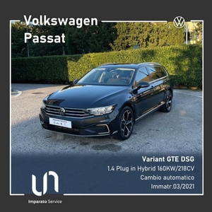 Volkswagen Passat Variant 1.4 GTE DSG Plug-In-Hybrid usato