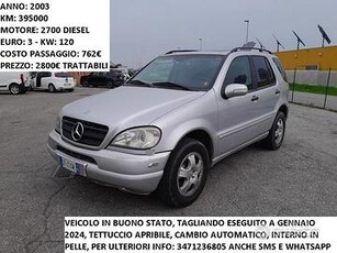 Mercedes ML 270 CDI Automatica 2003 W163 396000KM