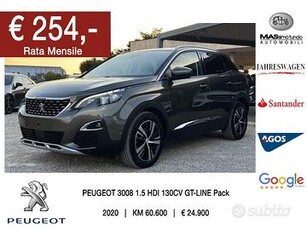 PEUGEOT 3008 BlueHDi 130 EAT8 S&S Allure GT-line