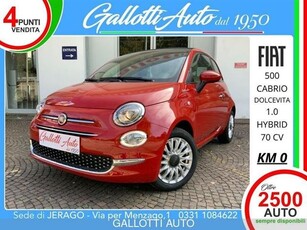 FIAT 500C 500 C 1.0 Hybrid Dolcevita KM 0 GALLOTTI AUTO SRL