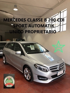 Mercedes-benz B 200 B 200 d Automatic Sport-unico proprietario