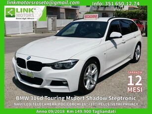 BMW SERIE 3 TOURING d Touring Msport Shadow TAGLIANDI- BELLISSIMA