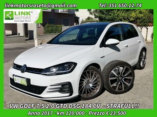 VOLKSWAGEN Golf GTD 2.0 TDI DSG 5p. 184CV - STRAFULL!! Usata