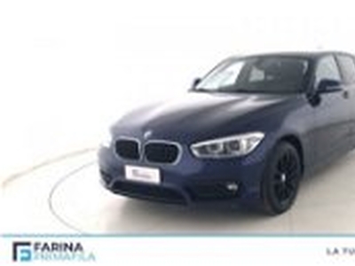 BMW Serie 1 116d 2.0 116CV cat 5 porte Attiva DPF del 2017 usata a Marcianise