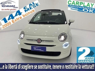 NEW Fiat 500C 1.0 Hybrid Club 70cv#CARPLAY