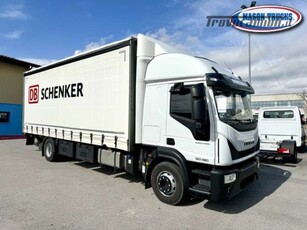 IVECO EUROCARGO 160-320 P cabina letto, centina + sponda, 2018, km 280.000