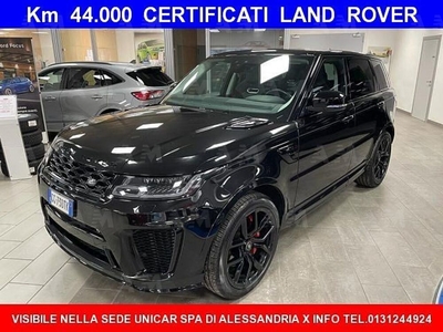 Land Rover Range Rover Sport 5.0 V8 Supercharged 575 CV SVR del 2021 usata a Alba