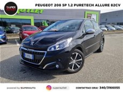 Peugeot 208 82 5 porte Allure del 2016 usata a Vigevano
