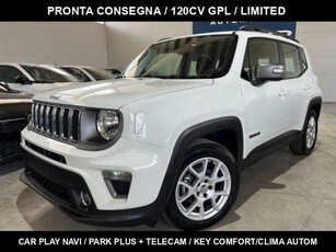 JEEP Renegade 1.0 T Limited GPL /UNICO PROP./CAR PLAY/PARK/TELEC Benzina/GPL