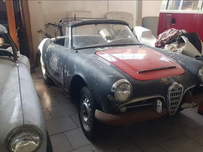 Alfa romeo Giulia spider 1.6 anno 64 da restauro