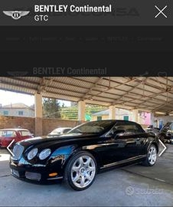 Bentley continental cabrio super prezzo