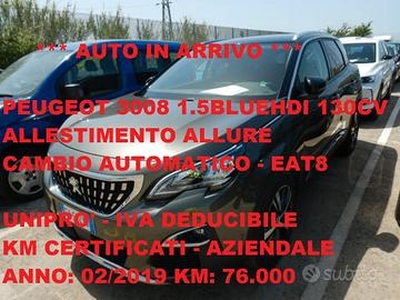 Peugeot 3008 BlueHDi 130 S&S EAT8 Allure