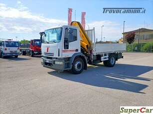 IVECO EUROCARGO 160E22 K cassone, gru e Radiocomando