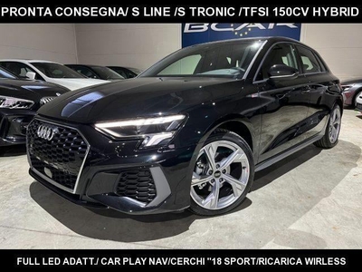 AUDI A3 SPB 35TFSI Stronic S line ´´18 Sline/FULL LED ADATT Elettrica/Benzina