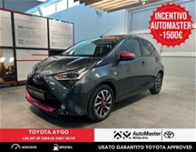 Toyota Aygo Connect 1.0 VVT-i 72 CV 5 porte x-wave grey del 2020 usata a Ferrara