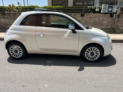 Fiat 500 bianco perla tetto apribile diesel