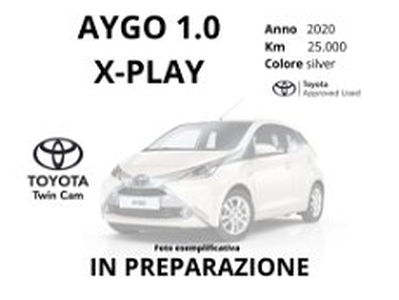 Toyota Aygo 1.0 VVT-i 72 CV 5 porte x-play MMT del 2019 usata a Latina