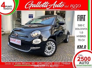 FIAT 500C 500 C 1.0 Hybrid Dolcevita KM 0 GALLOTTI AUTO SRL