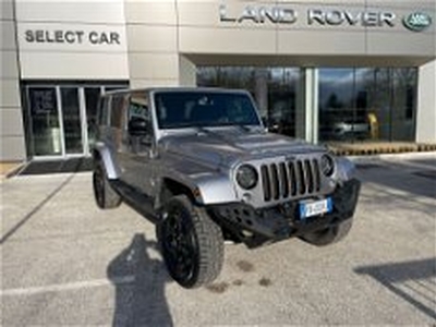 Jeep Wrangler Unlimited 2.8 CRD DPF Black Edition Auto del 2015 usata a Avezzano