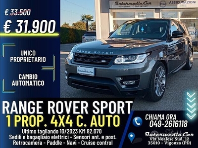 Land Range Rover Sport 3.0 TDV6 HSE, 1 PROP. 4X4