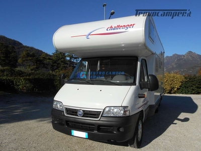 Challenger 163 camper mansardato 5 posti letto e viaggio 6,5 mt