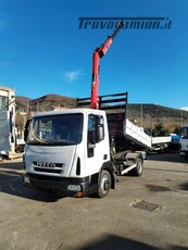 IVECO EUROCARGO 75E16P RIBALTABILE E GRU