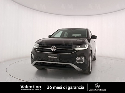 Volkswagen T-Cross 1.0 TSI 115 CV DSG Advanced BMT del 2020 usata a Roma