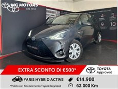 Toyota Yaris 1.5 Hybrid 5 porte Active del 2020 usata a Viterbo