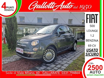 Fiat 500 1.2 Lounge usato