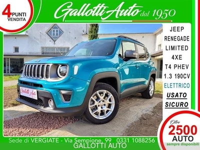 JEEP RENEGADE 4XE Renegade 1.3 T4 190CV PHEV 4xe AT6 Limited