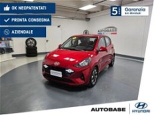 Hyundai i10 1.0 MPI Connectline del 2023 usata a Brescia