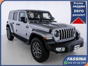 Jeep Wrangler Unlimited 2.0 PHEV ATX 4xe Sahara del 2021 usata a Milano