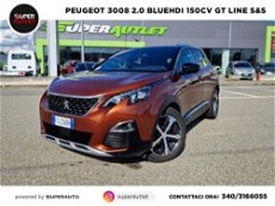 Peugeot 3008 BlueHDi 150 S&S GT Line del 2016 usata a Vigevano