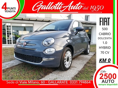 Fiat 500C Cabrio 1.0 Hybrid Pop nuovo