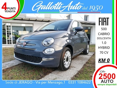 Fiat 500C Cabrio 1.0 Hybrid Pop nuovo